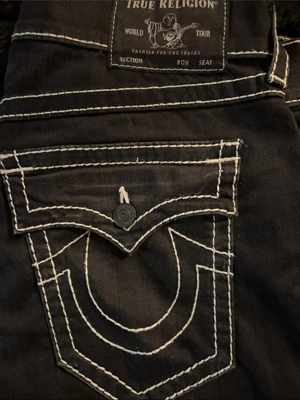 True Religion Super T Flap Skinny Jeans